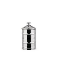 photo Alessi-Kalistò 3 Jar in 18/10 stainless steel with aluminum knob 1